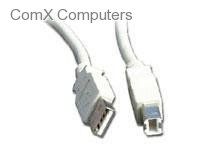 Mecer 1.8M USB Printer Cable A to B Male A006-USB