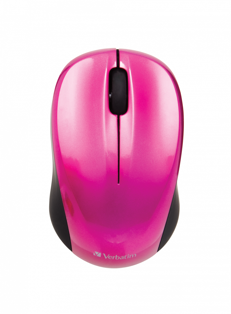 Verbatim Go Nano Wireless Mouse - Hot Pink